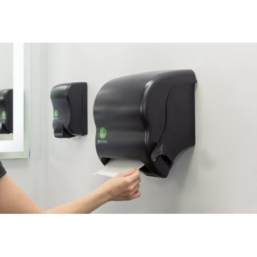 San Jamar T950REBK Element ecoLogic Lever Roll Towel Dispenser, All Core Sizes, Black