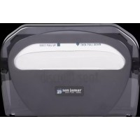 San Jamar TS510TBK Toilet Seat Cover Dispenser, Translucent Black Perl, Plastic