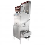 CMA 180-VL TALL Energy Mizer® 25-1/2(w) inch (3)Door(s) Ventless Single Rack Dishwasher, High Temperature, Booster Heater, (40)Rack(s)/Hr, 208v/60/1-ph, NSF Listed