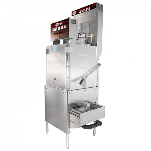 CMA 180-VL TALL Energy Mizer® 25-1/2(w) inch (3)Door(s) Ventless Single Rack Dishwasher, High Temperature, Booster Heater, (40)Rack(s)/Hr, 208v/60/1-ph, NSF Listed