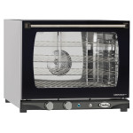 Cadco XAF-133 Arianna XAF-133 Heavy-Duty Convection Oven, Half Size, Manual Controls, (4)Shelve)(s), 2.27Cu.ft, 2700w, 208-240v/60/1-ph, NSF Listed
