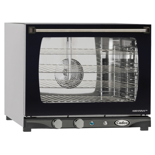 Cadco XAF-133 Arianna XAF-133 Heavy-Duty Convection Oven, Half Size, Manual Controls, (4)Shelve)(s), 2.27Cu.ft, 2700w, 208-240v/60/1-ph, NSF Listed
