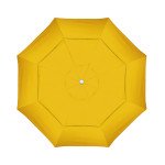 California Umbrella Venture Series ALTO118002-5457-DWV Commercial Patio Umbrella, 11ft, Round, Aluminum Pole with Pulley Lift and Fiberglass Ribs, Sunbrella 1A Sunflower Yellow Fabric