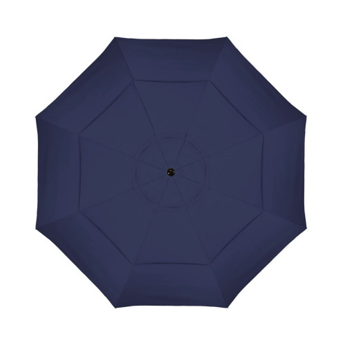 California Umbrella Venture Series ALTO118302-5439 Commercial Patio Umbrella, 11ft, Black Aluminum Pole with Pulley Lift and Fiberglass Ribs, Sunbrella 1A Navy Blue Fabric