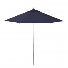 California Umbrella Venture Series ALTO908002-5439 Commercial Patio Umbrella, 9ft, Aluminum Pole with Push Lift and Fiberglass Ribs, Sunbrella 1A Navy Blue Fabric