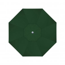 California Umbrella Venture Series ALTO908002-5446 Commercial Patio Umbrella, 9ft, Aluminum Pole with Push Lift and Fiberglass Ribs, Sunbrella 1A Forest Green