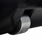 California CFMT172-BLACK Patio Umbrella Stand, (75)lb(s) Round, Steel Cover With Concrete Filling, Black