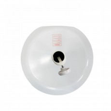 California CFMT172-WHITE Patio Umbrella Stand, (75)lb(s), Round, Steel Cover With Concrete Filling, White