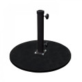 California CRLY903-BLACK Commercial Cast Iron Patio Umbrella Base, (95)lb(s), Round, Black