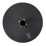 California CRLY903-BLACK Commercial Cast Iron Patio Umbrella Base, (95)lb(s), Round, Black
