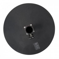 California CRLY903-BLACK Commercial Cast Iron Patio Umbrella Base, (95)lb(s), Round, Black