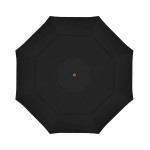 California Umbrella Madera Series STAF118202-5408-DWV Commercial Patio Umbrella, 11ft, Silmulation Oak Sturdy Aluminum Pole with Pulley Lift and Fiberglass Ribs, Sunbrella 1A Black Fabric