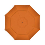 California Umbrella Madera Series STAF118202-5417-DWV Commercial Patio Umbrella, 11ft, Silmulation Oak Sturdy Aluminum Pole with Pulley Lift and Fiberglass Ribs, Sunbrella 2A Tuscan Fabric