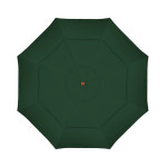California Umbrella Madera Series STAF118202-5439-DWV Commercial Patio Umbrella, 11ft, Silmulation Oak Sturdy Aluminum Pole with Pulley Lift and Fiberglass Ribs, Sunbrella 1A Forest Green Fabric
