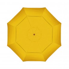 California Umbrella Madera Series STAF118202-5457-DWV Commercial Patio Umbrella, 11ft, Silmulation Oak Sturdy Aluminum Pole with Pulley Lift and Fiberglass Ribs, Sunbrella 1A Sunflower Yellow Fabric