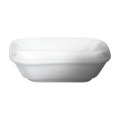 Cameo 210-013 Imperial Divided Square Sauce Dish, 3 inch, White Ceramic – 144 each