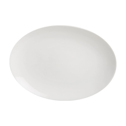 Cameo 210-103N Imperial Platter, Oval, Coupe, Ceramic, White, Vitrified Glaze, 10-1/4(w) x 7(d) x 1-1/8(h) inch, 24 each