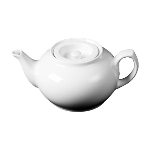 Cameo 210-16PL 32oz Imperial White Ceramic Teapot, 12 each