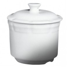 Cameo 210-344 Imperial Soup Tureen w/ Lid, 9oz, 4 inch, White Ceramic - 24 each