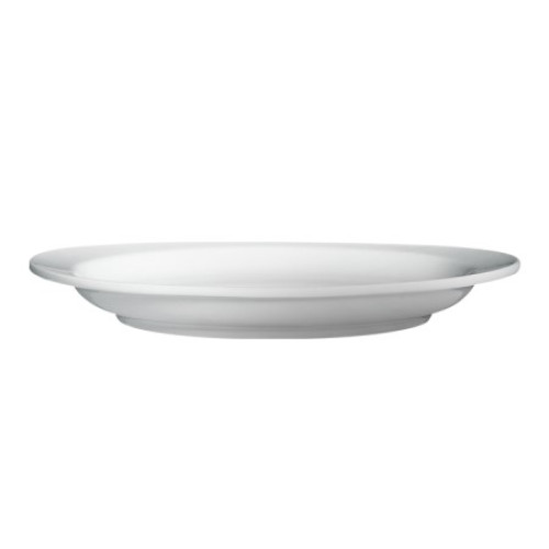 Cameo 210-93 Imperial Platter, Oval, Ceramic, White, Vitrified Glaze, 9-1/4(w) x 6-5/8(d) x 3/4(h) inch, 24 each