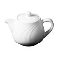 Cameo 301-14PL Bostonian White Ceramic Coffee / Teapot, 25oz, 4(H) inch,12 each