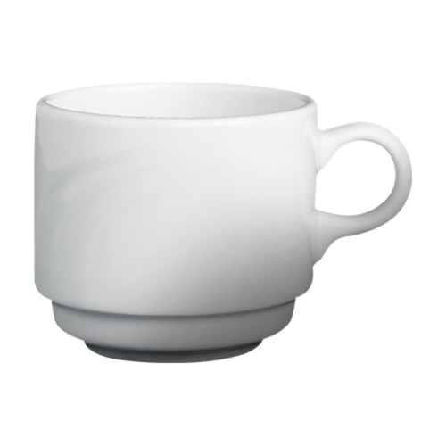 Cameo 301-80C Bostonian White Ceramic Tall Cup, 8oz, 3-2/8(W) x 2-2/8(H) inch, 36 each