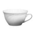Cameo 301-90C Bostonian White Ceramic Low Cup, 8oz, 3-7/8 (W) x 2-3/8 (H) inch, 36 each
