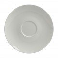 Cameo 610-1114S Dynasty Round Saucer, 7-1/4 inch, White Ceramic - 48 each