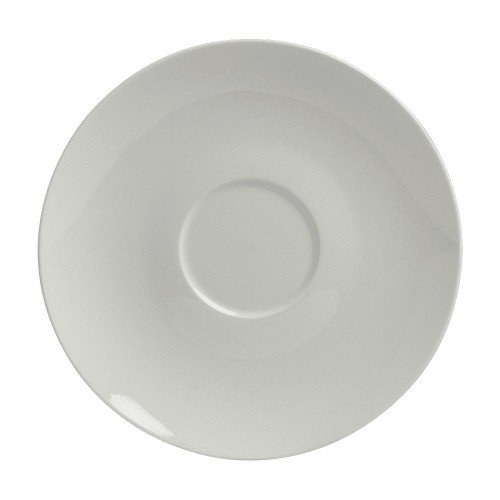 Cameo 610-1114S Dynasty Round Saucer, 7-1/4 inch, White Ceramic - 48 each