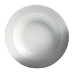 Cameo 610-112 Dynasty Deep Rim Plate, Round, Ceramic, 20oz, White, 11(w) x 11(d) x 2-7/8(h) inch, 12 each
