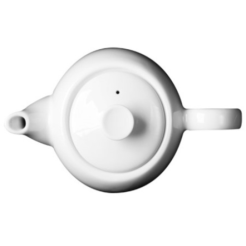Cameo 610-14PL 25oz Dynasty White Ceramic Teapots, 12 each