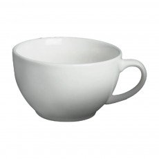 Cameo 610-77C Dynasty Cappuccino Cup, 8oz, White Ceramic - 36 each