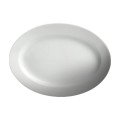 Cameo 610-103 Dynasty Platter, Oval, Ceramic, White, 10-1/2(w) x 7-1/2(d) x 1(h) inch, 24 each