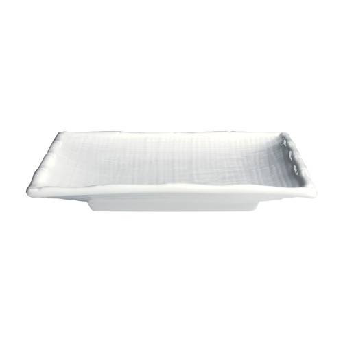 Cameo 700-101N Square Embossed Coupe Plate, 11-3/4 inch, White Ceramic – 12 each