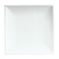 Cameo 700-101N Square Embossed Coupe Plate, 11-3/4 inch, White Ceramic – 12 each