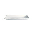 Cameo 700-123 Rectangular Embossed Platter, 8-1/2 inch, White Ceramic – 24 each