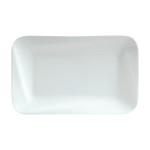 Cameo 707-93 Rectangular Slant Platter, 9 inch, White Ceramic – 24 each