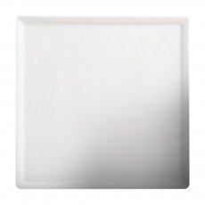 Cameo 709-121 Flat Narrow Rim Square Plate , 11-1/2 inch, White Ceramic – 12 each