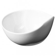 Cameo 710-0859 Drop Shape Bowl, 18oz, 5-5/8 inch, White Ceramic – 36 each