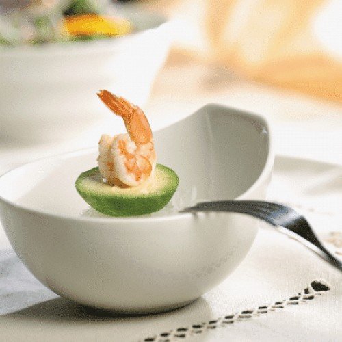 Cameo 710-0859 Drop Shape Bowl, 18oz, 5-5/8 inch, White Ceramic – 36 each