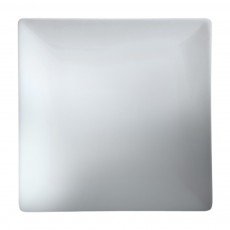 Cameo 710-111N Square Coupe Plate, 11 inch, White Ceramic - 12 each