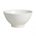 Cameo 710-144 Fusion Footed Bowl, 9oz, White Ceramic - 48 each