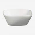 Cameo 710-1552 Square Sauce Dish, 4oz, 3-1/4 inch, White Ceramic - 144 each