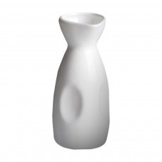 Cameo 710-36 Sake Bottle, 4oz, 2 inch, White Ceramic - 48 each