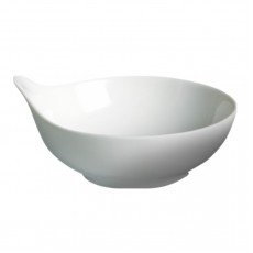 Cameo 710-59 Tempura Dipping Saucer, 6oz, 4-3/16 inch, White Ceramic - 48 each