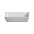Cameo 710-875 Square Dish, 2oz, 3 inch, White Ceramic – 96 each
