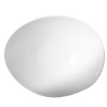 Cameo 710-G75 Ovation Egg Shape Bowl, 28oz, 7-1/2 inch, White Ceramic – 24 each