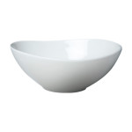 Cameo 710-G75 Ovation Egg Shape Bowl, 28oz, 7-1/2 inch, White Ceramic – 24 each