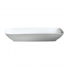 Cameo 711-103 Rectangular Plate, 10 inch, White Ceramic - 24 each