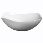 Cameo 712-84 Square Coupe Bowl, 28oz, 8-1/4 inch, White Ceramic – 24 each